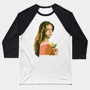 Lana With Rose Baseball T-Shirt